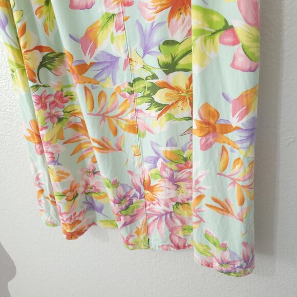 Jaclyn Smith Floral Skirt Womens 14 / 16 ALTERED Summer Midi Tea Length … - Picture 7 of 13